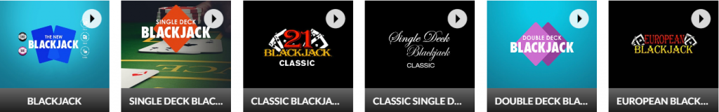 Selected Blackjack Games - Slots LV