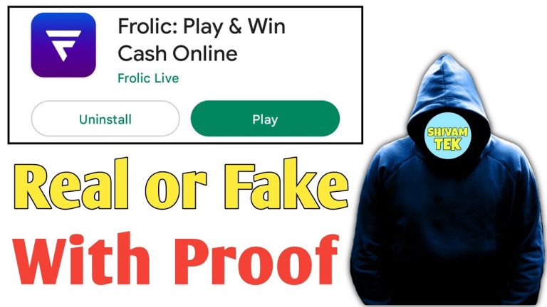 Frolic Real or Fake| Frolic App