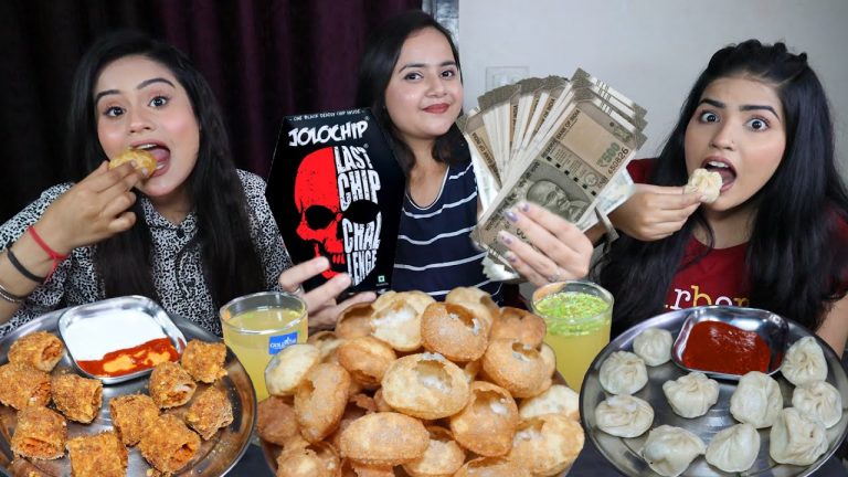 Golgappa, Momos, Spring Roll Eating Challenge | Looser Will Get JOLO Chip | Winner Will Get Rs4000/-