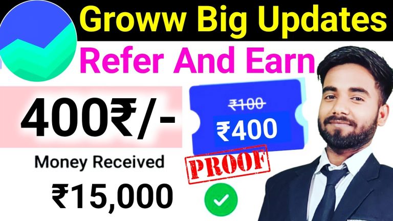 Groww App Se Paise Kaise Kamaye | Refer And Earn App | Groww App Refer And Earn | Refer From Groww