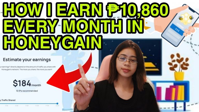 HOW I EARN 10,860 PESOS EVERY MONTH WITH HONEYGAIN | PASSIVE INCOME