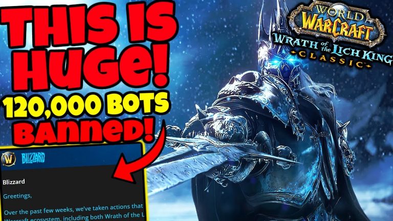 HUGE WOTLK NEWS – 120,000 Bots Banned & No More “FREE” Death Knights!