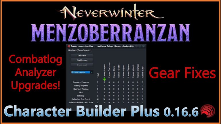 Neverwinter: Character Builder Plus 0.16.6!