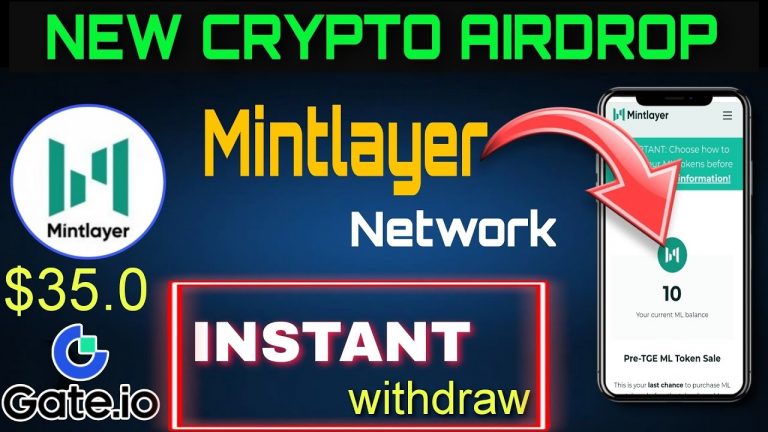 New Crypto Airdrop 2023 – claim FREE $350 mintlayer network token in browser | earn money online