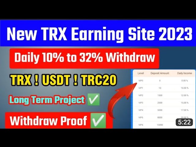 New Usdt Earning Site || Usd Mining Site 2023 Without Investment || Usdt Earning Website