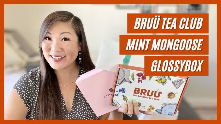 Subscription Box Mashup: Bruu Gourmet Tea Club | Mint Mongoose | Glossybox | February 2023