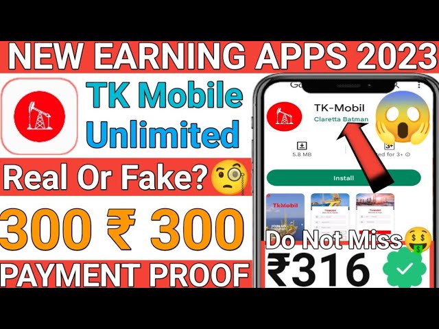 Tk Mobile App | Tk Mobile App Se Paisa Kaise Kamaye | Tk Mobile App Kabtak Chalega Full Review….