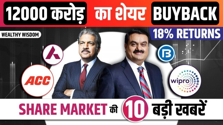 12000cr share buyback, Mankind IPO GMP, Tech Mahindra | Top Stock market news