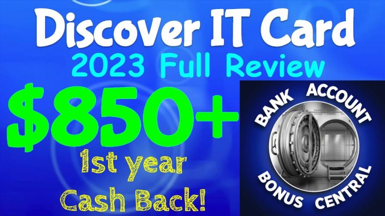 $850 Discover IT Credit Card Cash Back in YEAR 1! Full Review for 2023! Best Cash Back Card 2023!