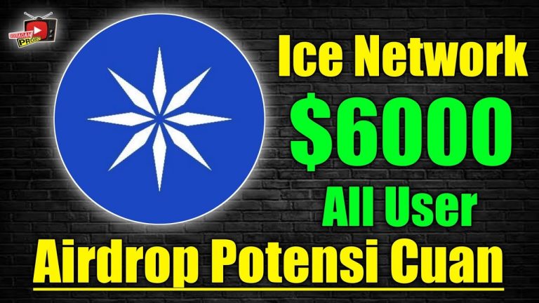 Airdrop Ice Network Wajib Garap, Bukan Token Tapi Koin Blockchain Sendiri, Airdrop Potensi Cuan