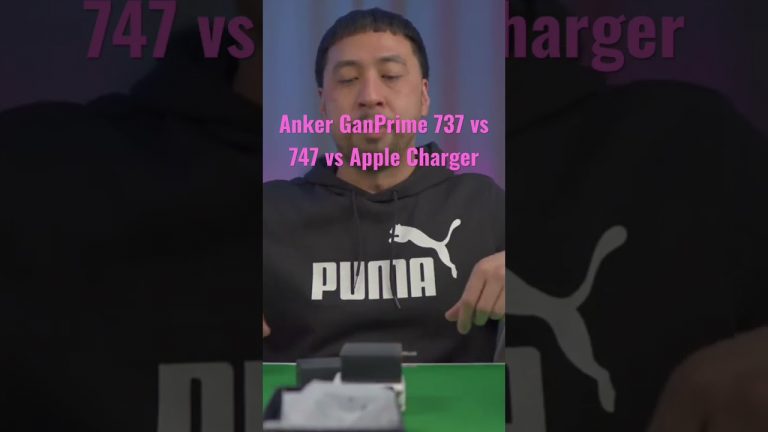 #Anker #GanPrime 737 vs 747 vs Apple charger