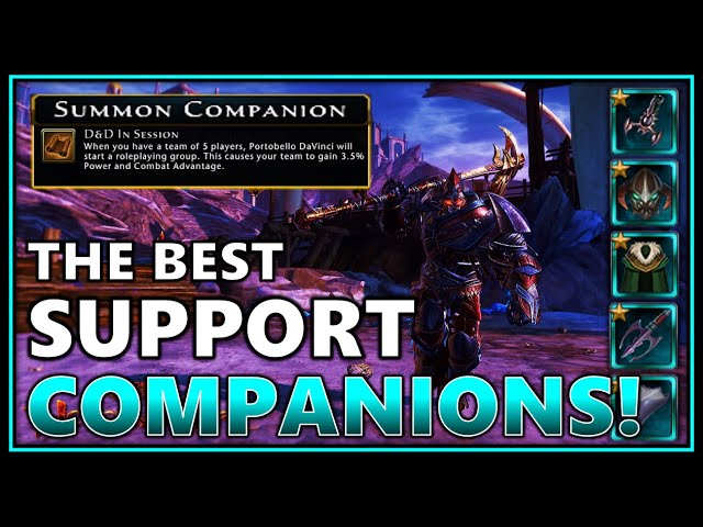 BEST Companions to Use in Party! (team support) Dread Warrior Fix & NEW DaVinci – Neverwinter M25