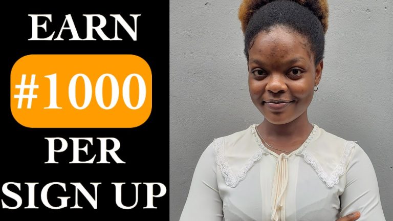 Earn #1000 Per Sign Up | Refer and Earn | Make Money Online In Nigeria 2023