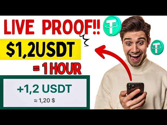 Earn $1,2 FREE Usdt Every Hour WITHOUT Spending a Dime! | Usdt mining