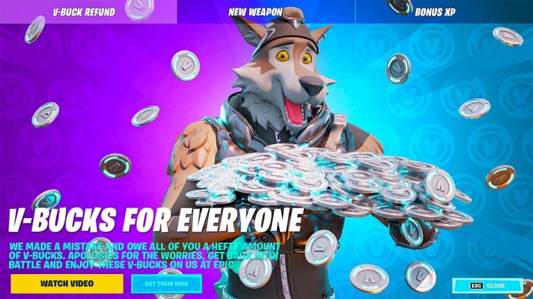 FORTNITE is SENDING FREE V-BUCKS!