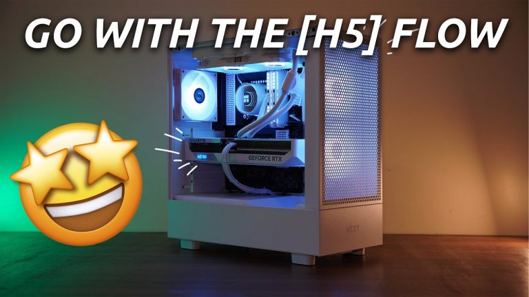 Is the NZXT H5 Flow OVERPRICED? | Building a PC and Review with Gigbayte Aero 4070 Ti Intel 13600K