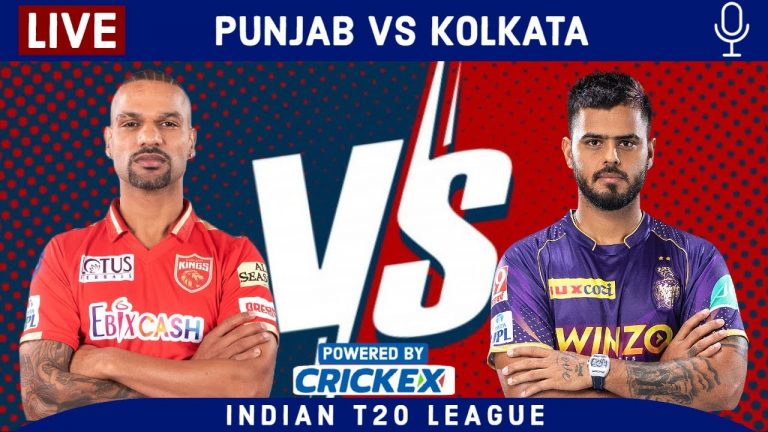 Live: Punjab Kings vs Kolkata Knight Riders | Live Scores & Commentary | PBKS Vs KKR | Crickex