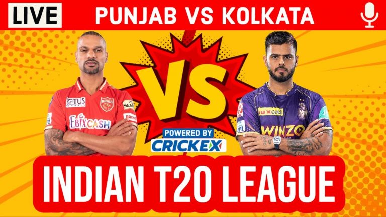 Live: Punjab Vs Kolkata, 2nd T20 | Live Scores & Commentary | PBKS vs KKR Live Scores | Crickex