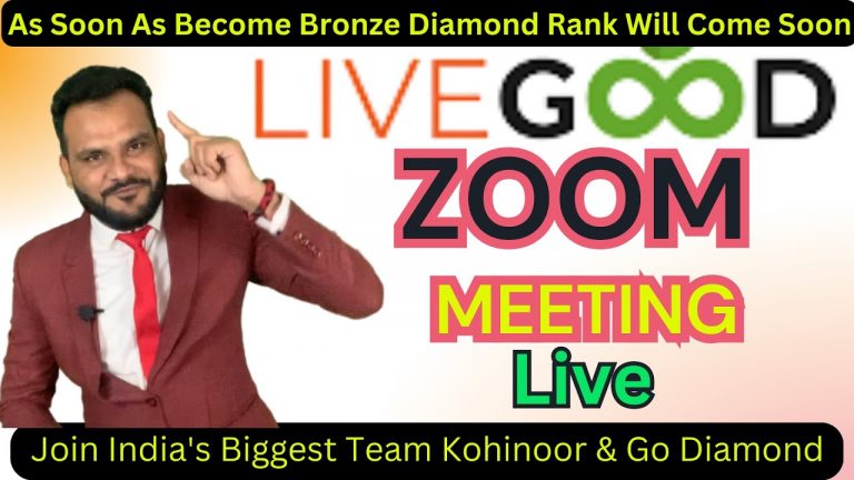 LiveGood Zoom Meeting Magical Meeting is Going On Must Watch | India’s First Zoom Meeting Start