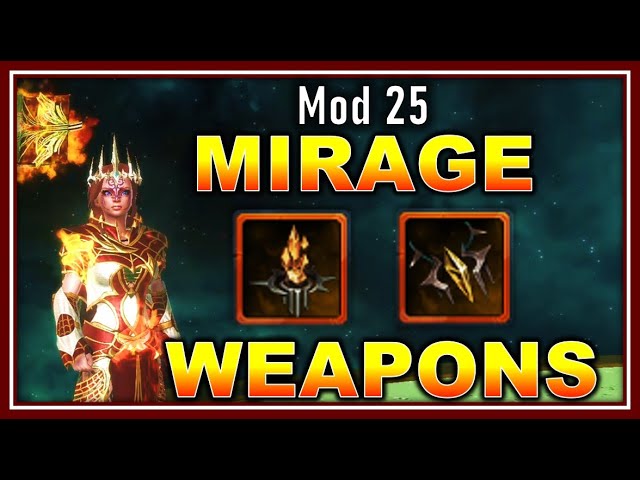 Mirage Weapons in Module 25 (nerfs & buffs) What’s BEST Weapons for Damage (beginner) – Neverwinter