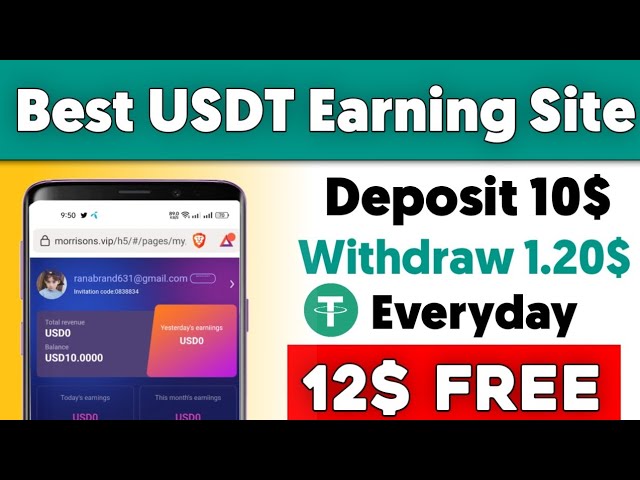 Most Popular USDT Earning Site | Make Money Online 2023 | Grabbing Platform Review