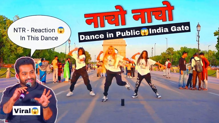 Nacho Nacho Song – Dance In Public | Public Reaction | Ntr, Ram Charan | Sponsor BetVisa | Razmiya