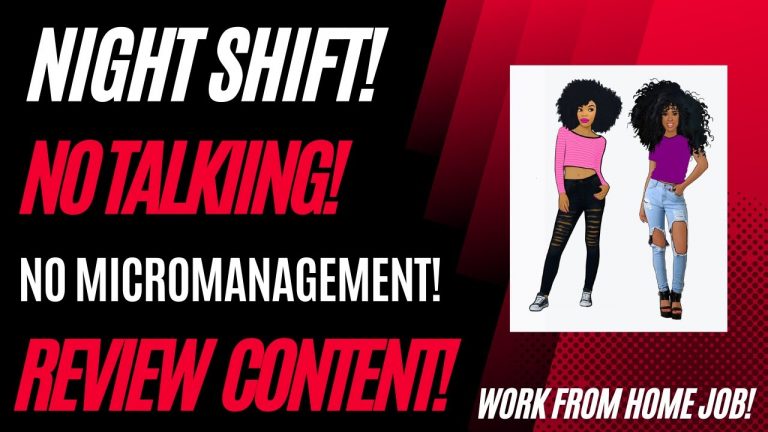 Night Shift! No Micromanagement No Talking Work From Home Job Get Paid To Review Content Little Exp