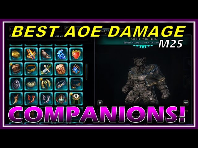 The BEST Multi Target (aoe) Damage Companions in Module 25! (tested over 20 so far) – Neverwinter