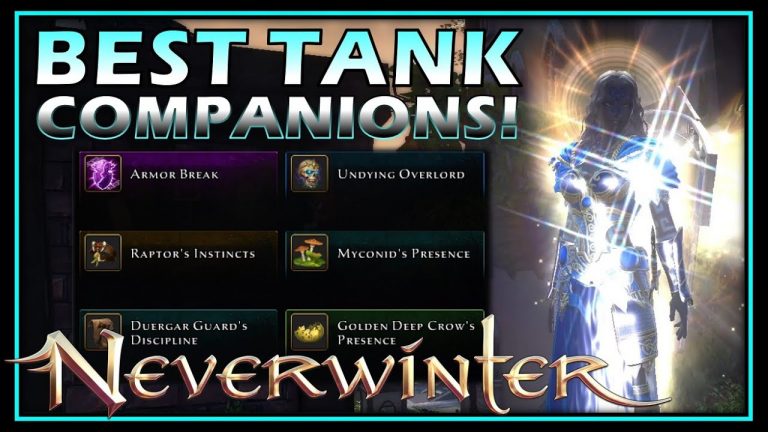 The COMPANIONS You NEED for a TANK in NEVERWINTER 2023