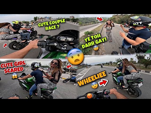 Ye Ladki Toh Darr He Gai | Crazy Superbike Wheeleie