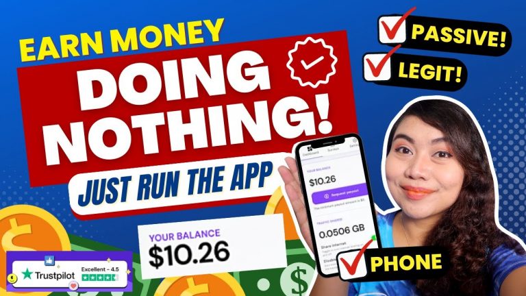 100% FREE: EARN MONEY DOING NOTHING: Just RUN THE APP in the BACKGROUND | PHONE! [NOT CLICKBAIT!]