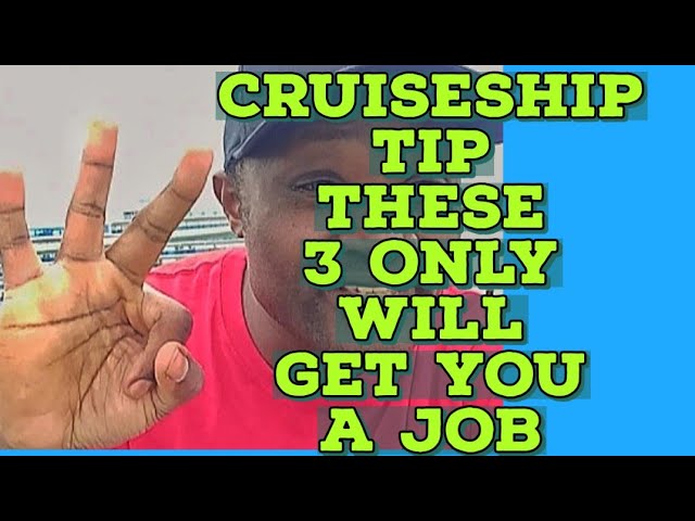 3 IMPORTANT TIP TO GET YOU A JOB ON CRUISESHIP FAST| NEW HIRING| ALASKA SEASON| KETCHIKAN,SKAGWAY