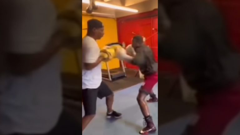 ADRIEN BRONER ABSOLUTELY DESTROYS THE PADS I HAVE THE POTENTIAL TO BE GREATER THAN FLOYD MAYWEATHER