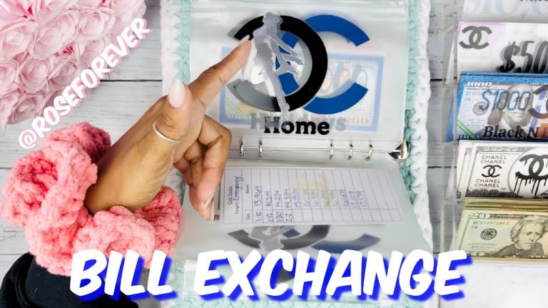 BILL EXCHANGE | PROP SWAP | CASH STUFFING | @RoseForeverNewYork | MONEY COUNT | SINKING FUNDS