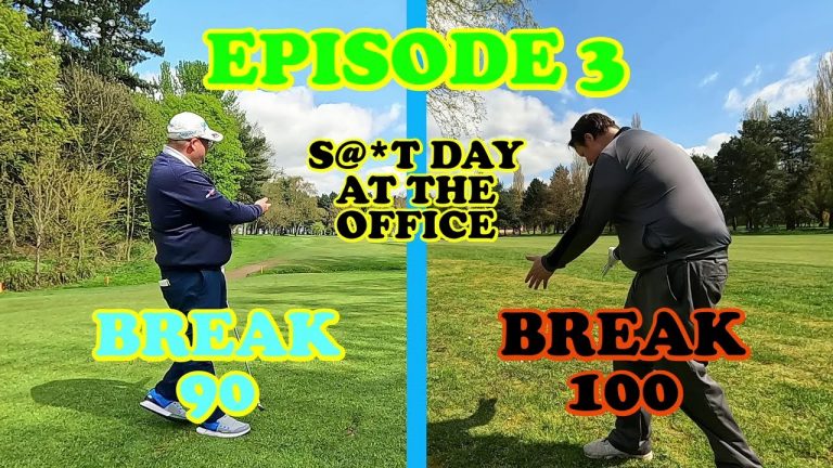 BREAK 100/90 EPISODE 3!! Great weather, S#@T golf for one of us!!!!