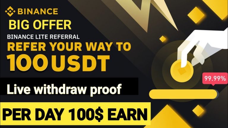 Binance Per Refer 100$ Free Bonus |Live withdraw jaaz cash easypaisa | Binance se paise Kaise kamaen