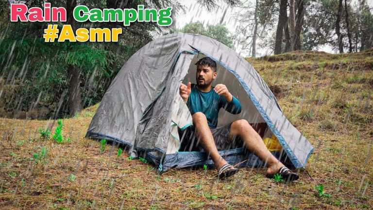 Camping in heavy rain | Rain Camping india | Rain Camping in Uttrakhand