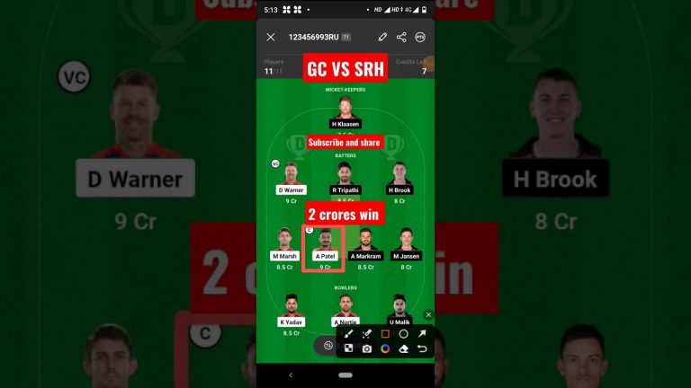 Dc vs srh dream 11 GL team l srh vs dc dream11 Team l gl winning l today dream11 prediction