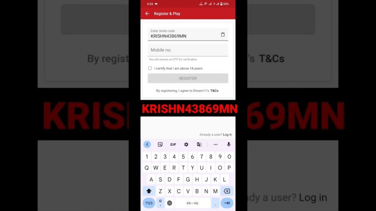 Dream11 referral code | Dream11 invite and earn 2023 | Dream11 refer code kaise dale Hindi