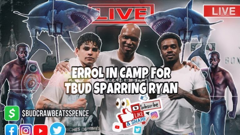 ERROL SPENCE JR SPARRING RYAN GARCIA IN PREPARATION FOR KNOCKOUT ARTIST TERENCE CRAWFORD