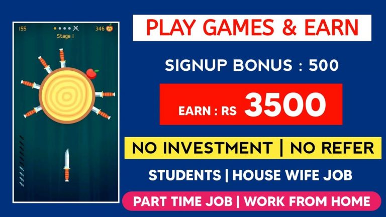 GAME EARNING APP | Online PartTime Job | Earn Money Tamil | Online Jobs at Home | Play Games Earn