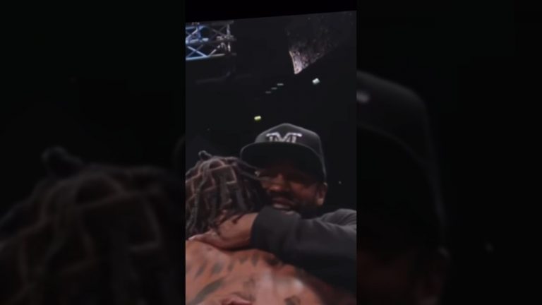 GERVONTA DAVIS HUGS FLOYD MAYWEATHER AFTER DESTROYING RYAN GARCIA FLOYD MAYWEATHER MADE TANK FAMOUS