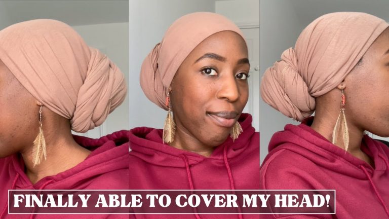 How To Cover Hair After Hair Transplant + How To Stop Head Scarf Slipping!