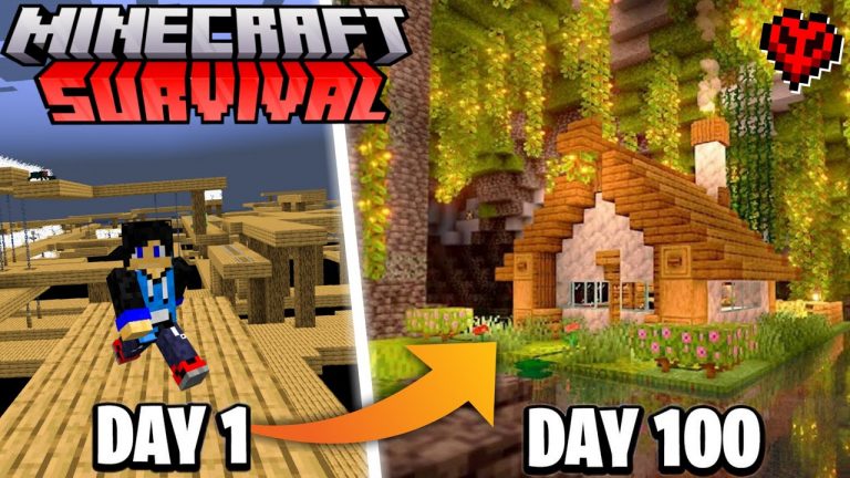 I Survived in Middle of the Mineshaft in Minecraft Survival (Hindi)