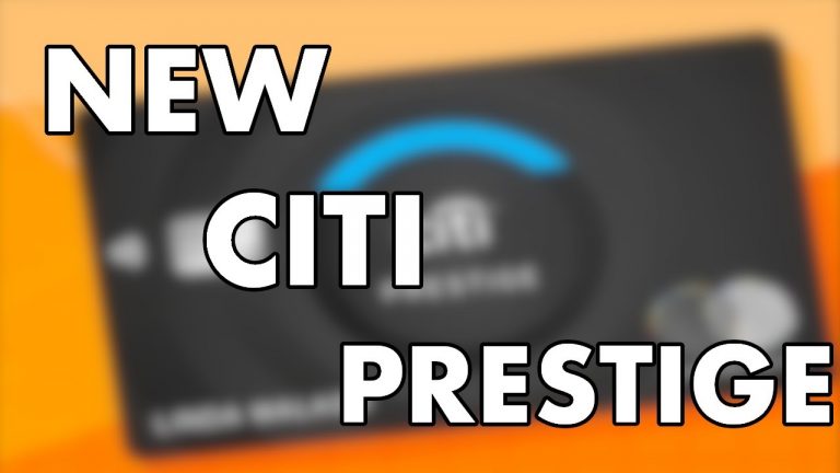 Look at the New Citi Prestige Card!