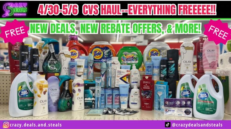 NEW DEALS- 4/30 CVS HAUL (FREE HAUL) {4/30 CVS Couponing This Week} How To Coupon At CVS