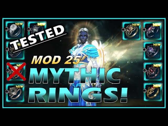 NEW Module 25 MYTHIC Rings Tested! (do they work?) Which to Use for Dps/Tank/Heal – Neverwinter