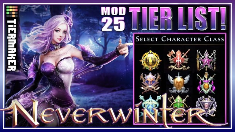 NEW TIER LIST: All Classes Ranked in Neverwinter! (module 25) BEST to WORST Class for ENDGAME!