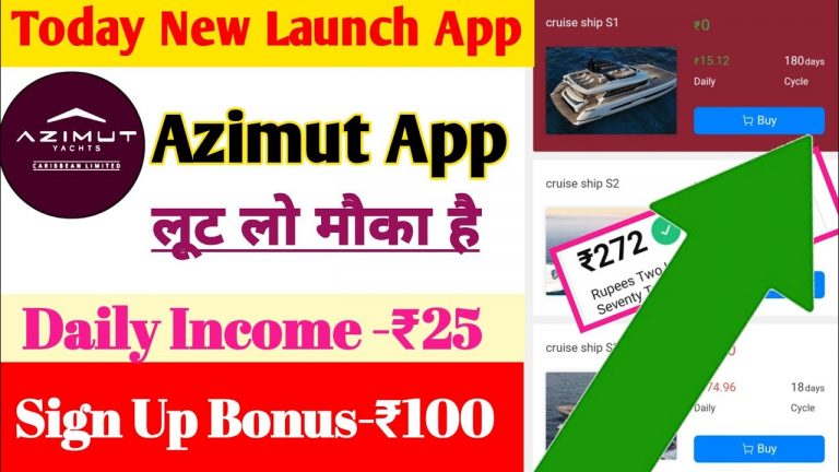 New Earning App Today | Azimut App Se Paisa Kaise Kamaey | Refer and Earn App