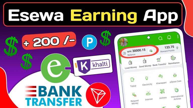 New Esewa Earning App | Best Nepali Earning App | Earning App In Nepal | Online Earning | Nep Cash